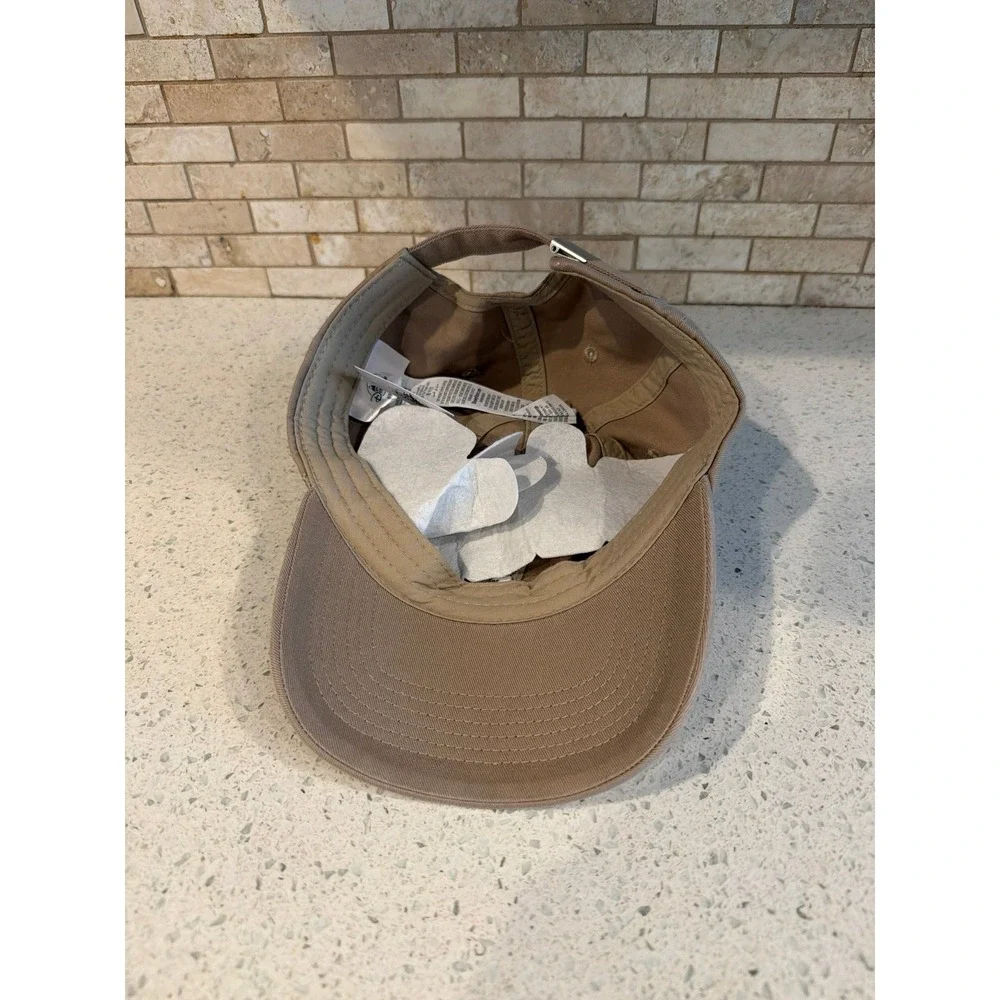 Disney Mickey Mouse Tan  Embroidered Logo Baseball Cap Adjustable Adult nwt